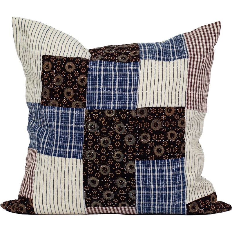 Patch Cushion Cover 50x50 cm, Blue