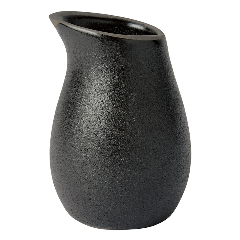 Raw Cream Jug 20 cl, Titanium Black