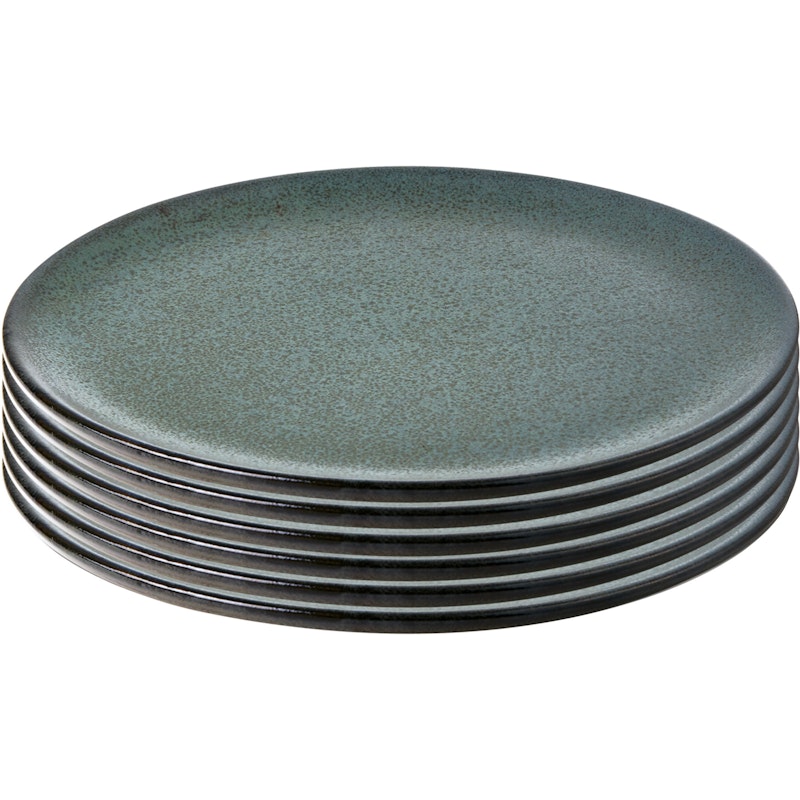 Raw Dinner Plate 28 cm 6-pack, Northern Green