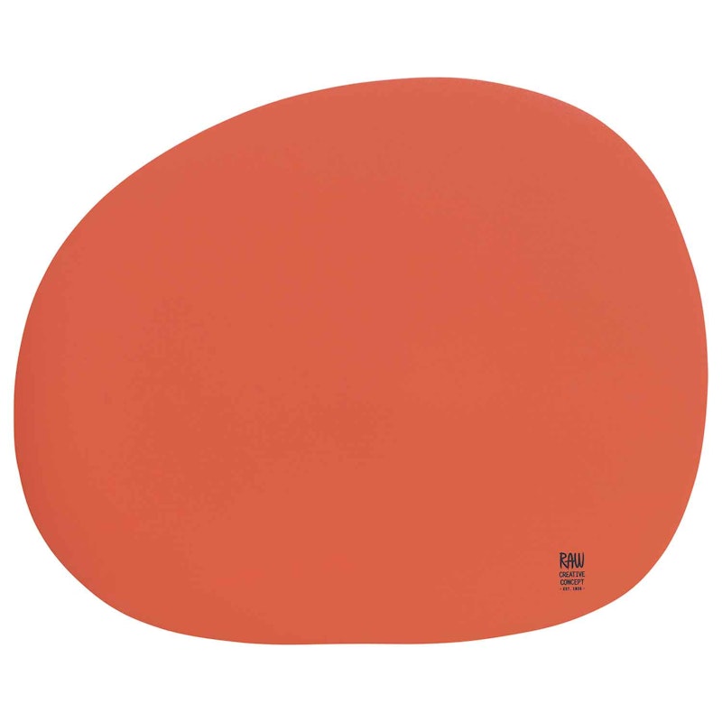 Raw Organic Placemat 33,5x41 cm, Terracotta