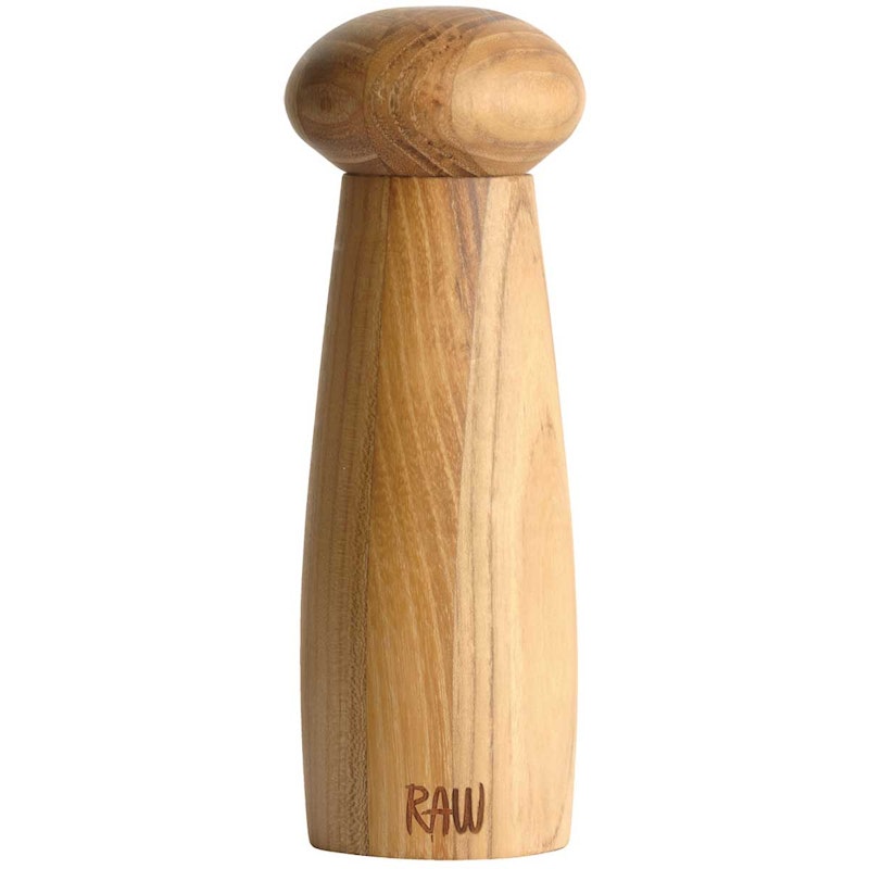 Raw Teak Salt Mill, 18 cm