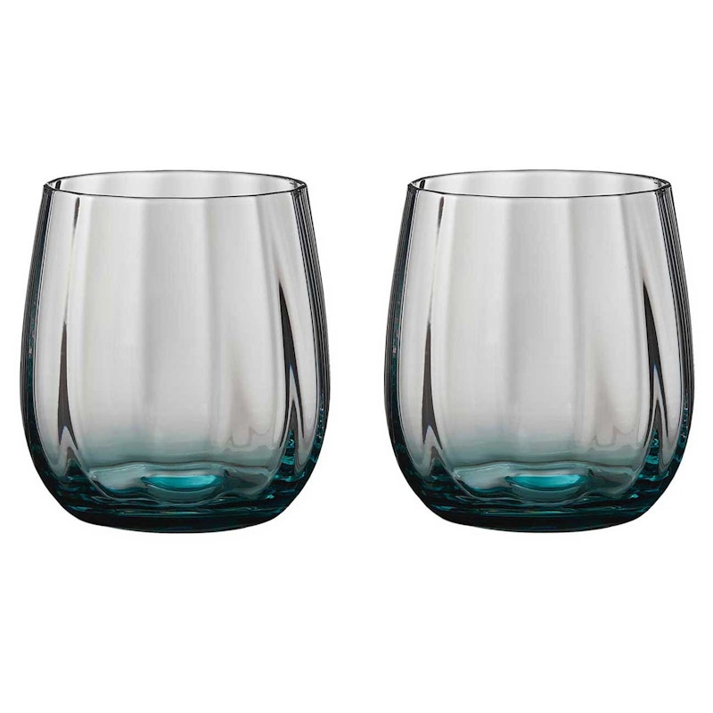 SØHOLM Sonja Drinking Glasses, 2-pack, Petrol Blue