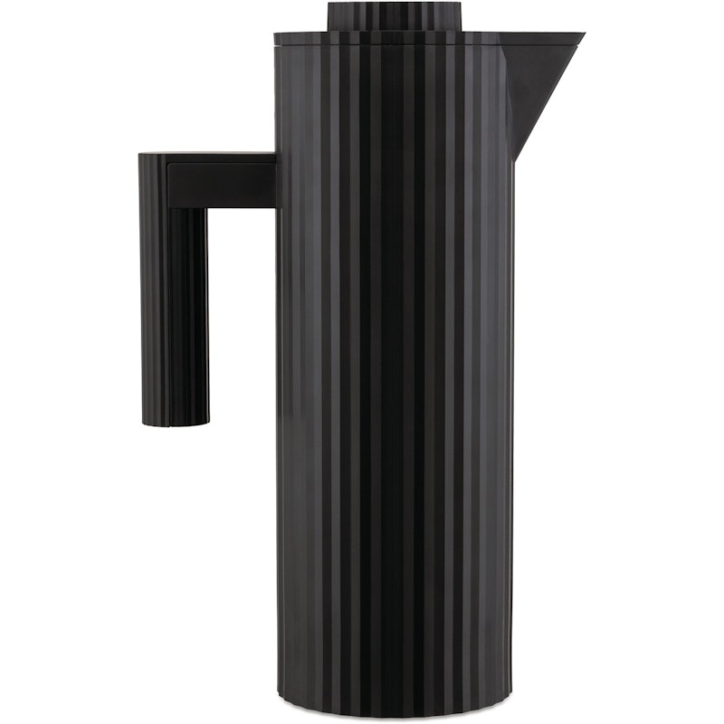 Plisse Thermos Jug 1 L, Black