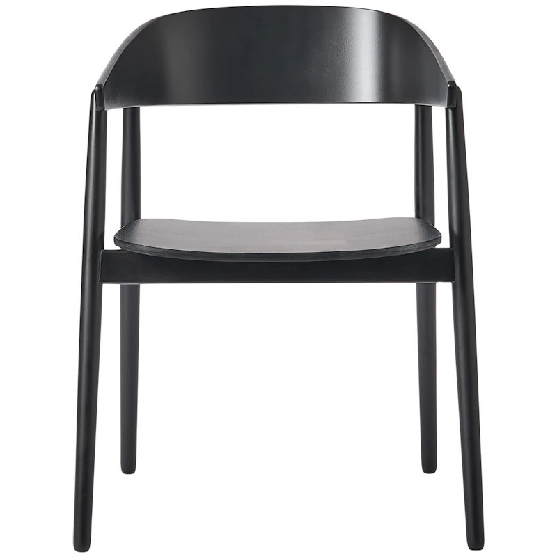 AC2 Armchair, Black lacquered Beech