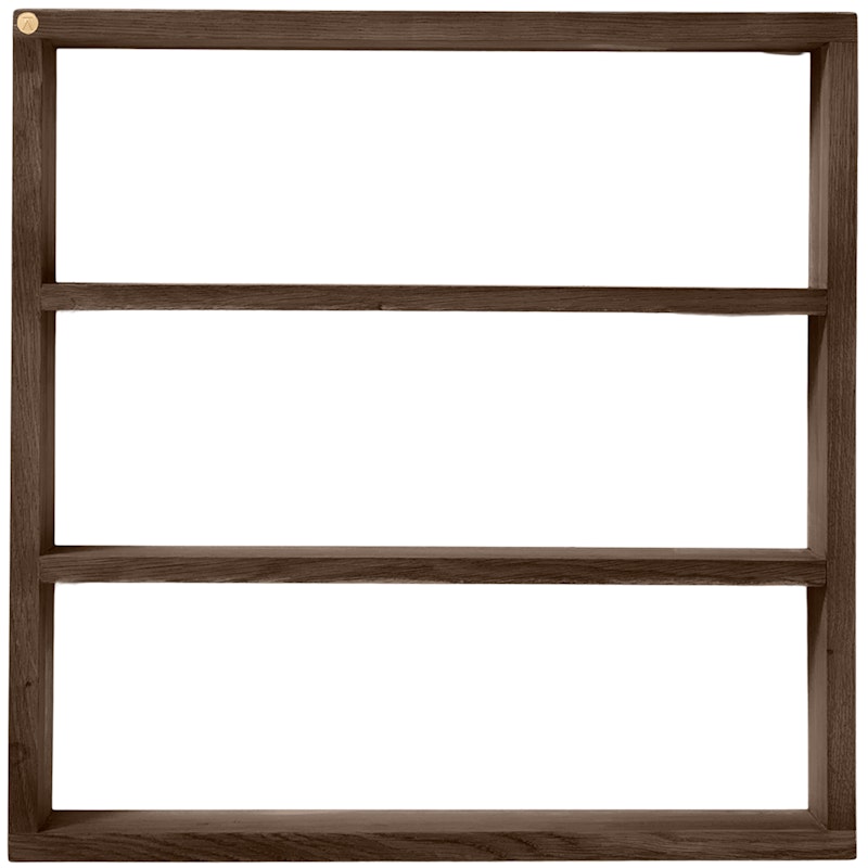 Secto Wall Shelf 50x50 cm, Smoked Oak