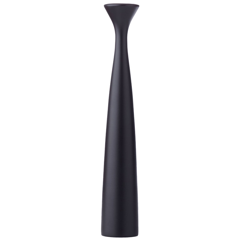 Rose Candle Holder, Black