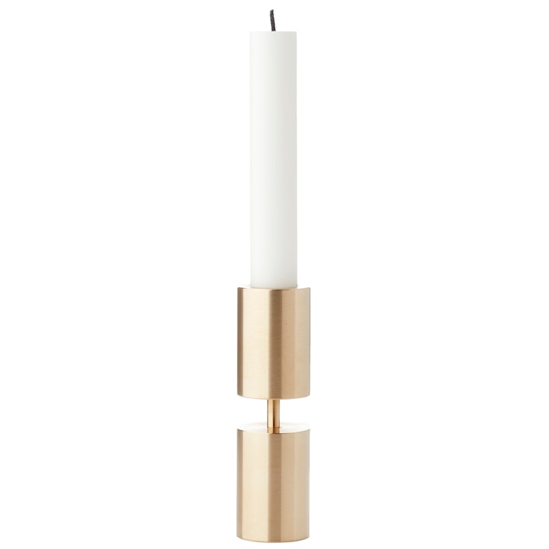 Solid Candle Holder, Brass