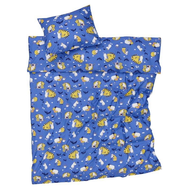 Moomin Bedding Set 150x250 cm, Moomins Blue