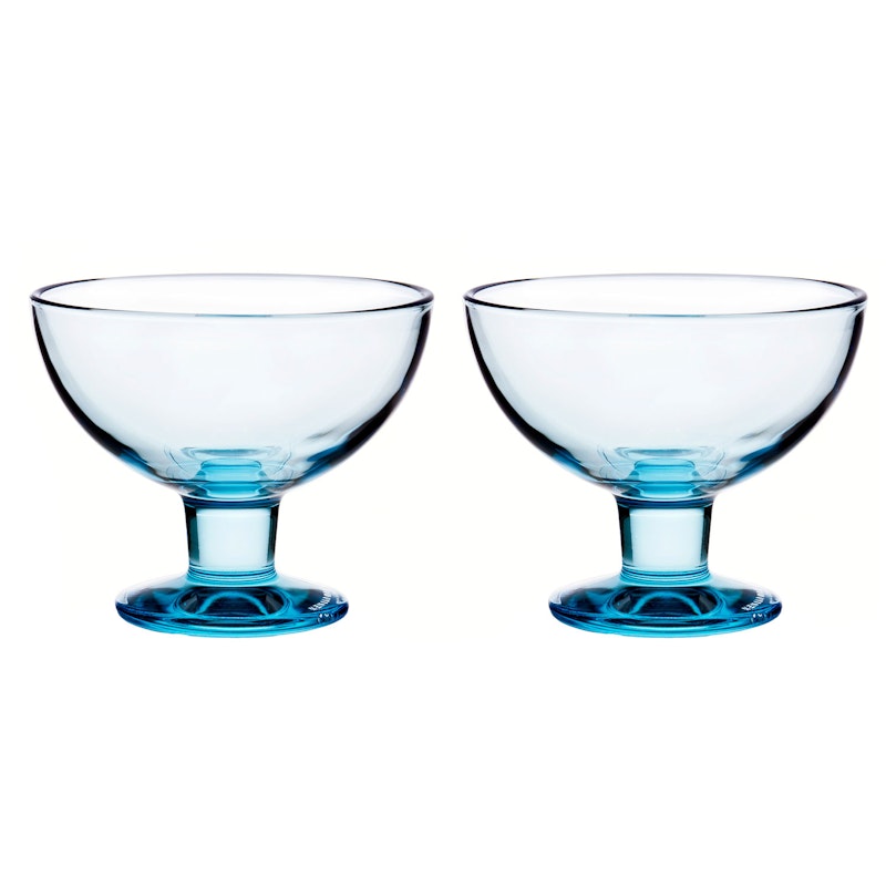 Verna Bowl 2-pack 23 cl, Aqua