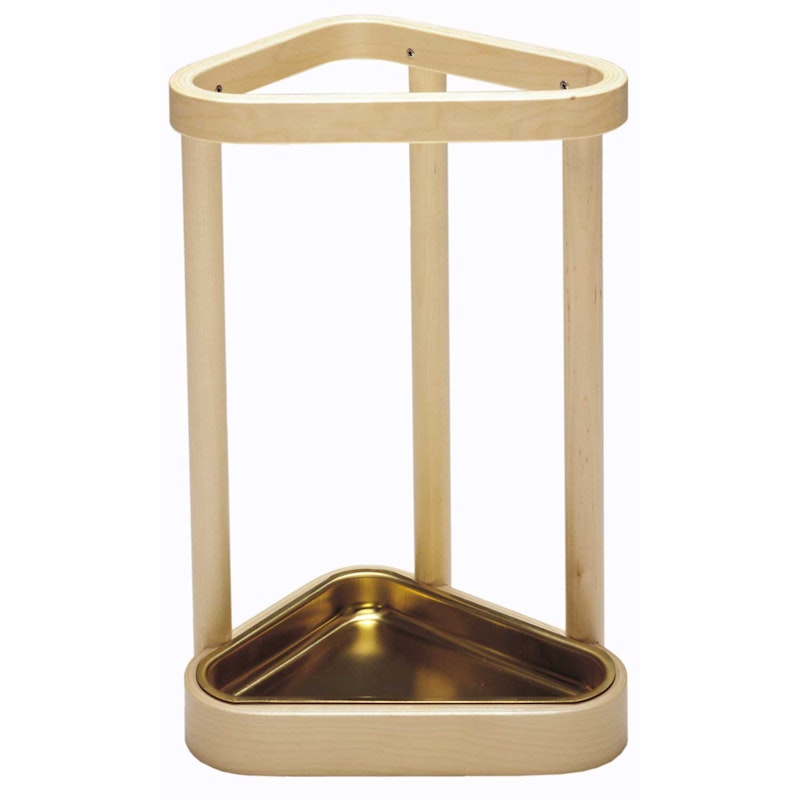 115 Umbrella Stand, Birch / Brass