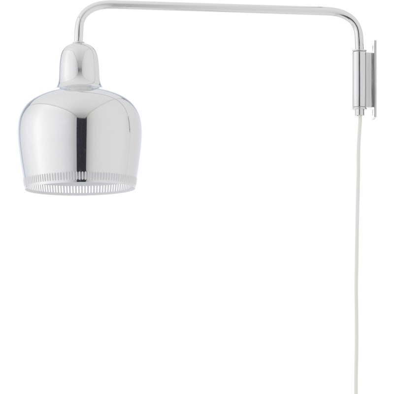 A330S Golden Bell Wall Lamp Chrome / White