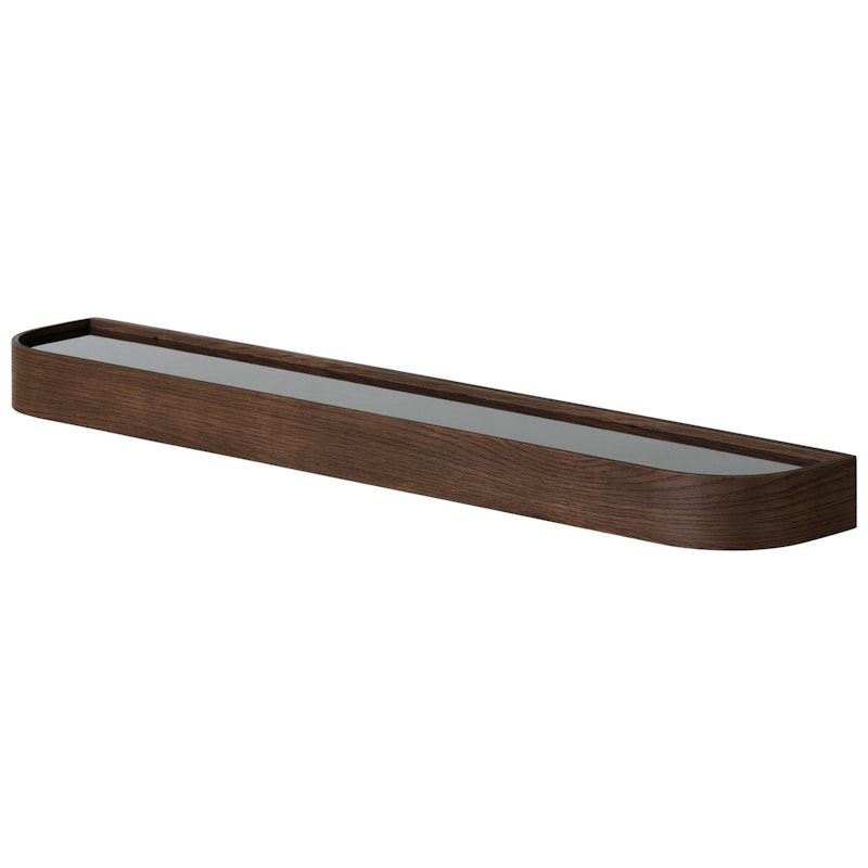 Epoch Shelf With Rack 118 cm, Dark Stained Oak / Black