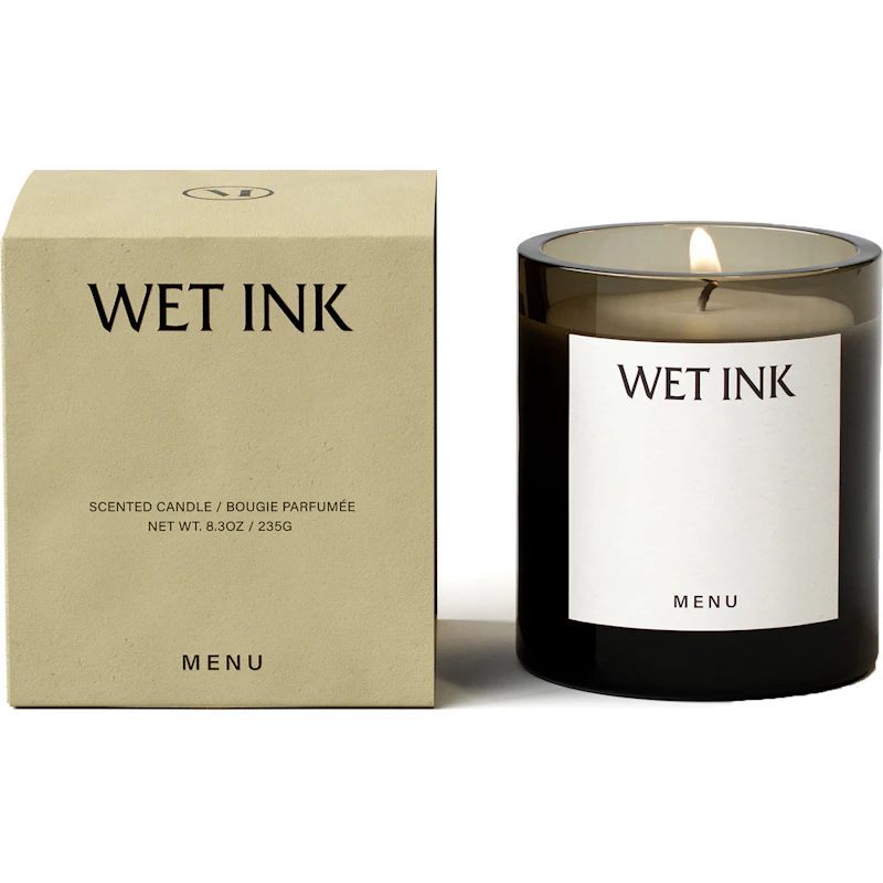 Olfacte Scented Candles 235 gr, Wet Ink
