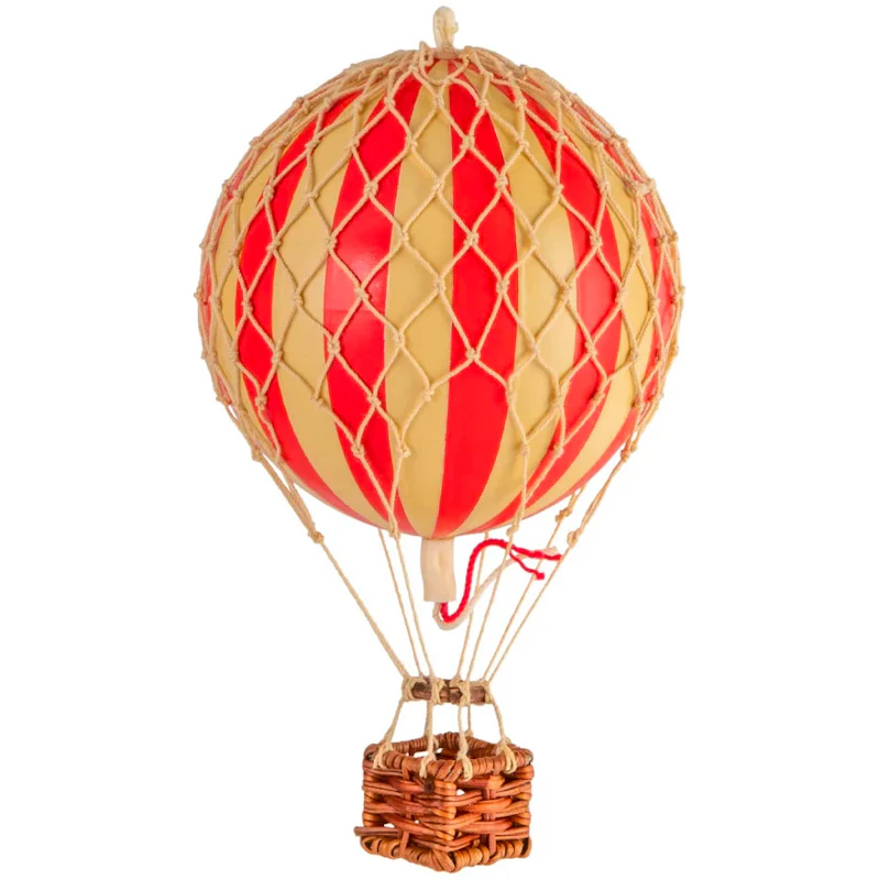 Floating The Skies Air Balloon 13x8.5 cm, True Red