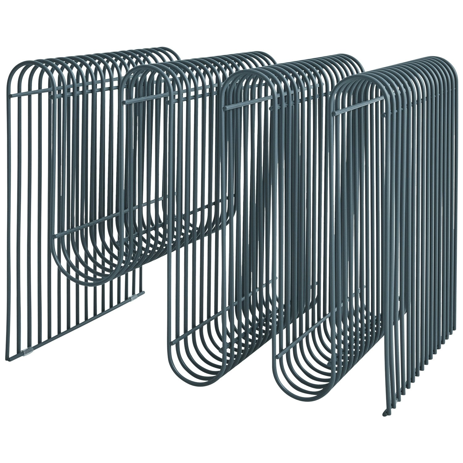 Curva Magazine Rack, Silver from AYTM | RoyalDesign