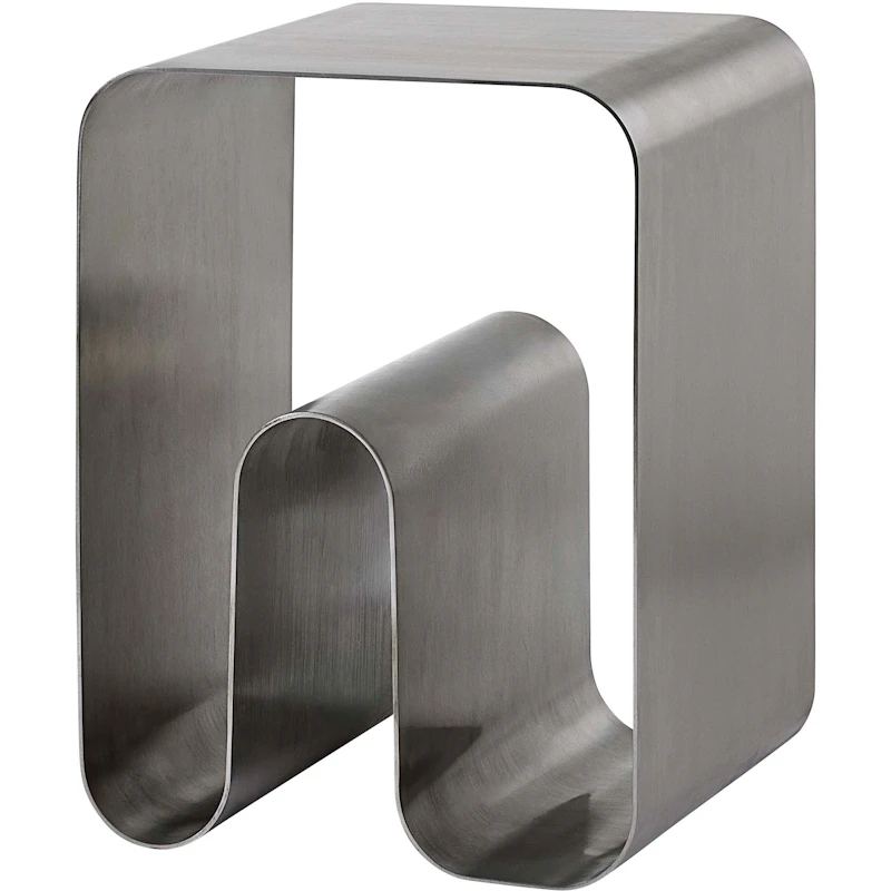 Curva Solid Stool, Silver from AYTM | RoyalDesign