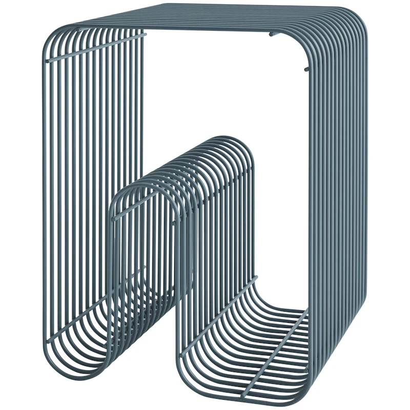 Curva Stool, Dusty Blue