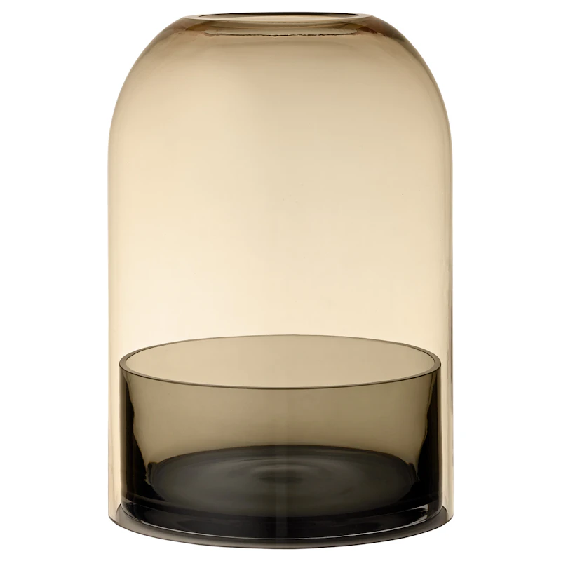 Tota Lantern Large, Black/Amber