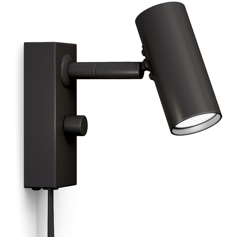 Cato Wall Lamp, Matte Black