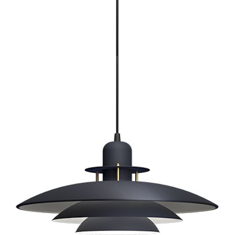 Primus I Pendant 430 mm, Denim / Brass