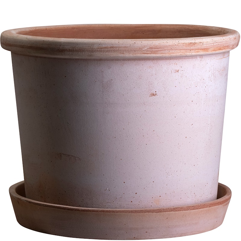 Galestro Pot With Saucer Pink Ø25 cm
