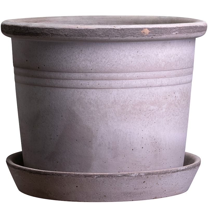 Galestro Pot With Saucer Grey Ø40 cm