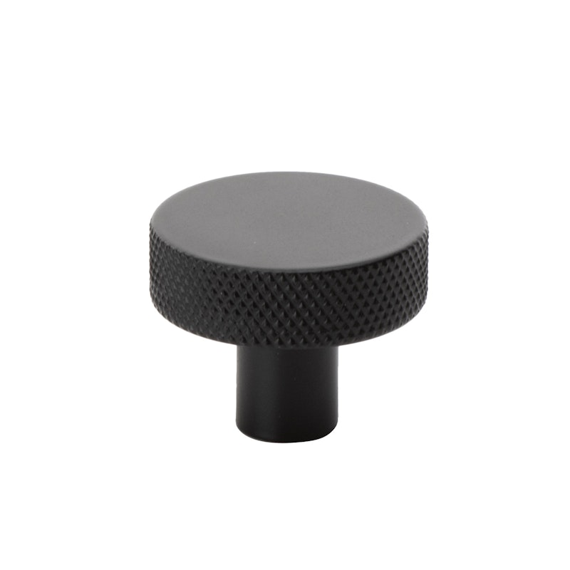 Flat Knob 32, Matt Black