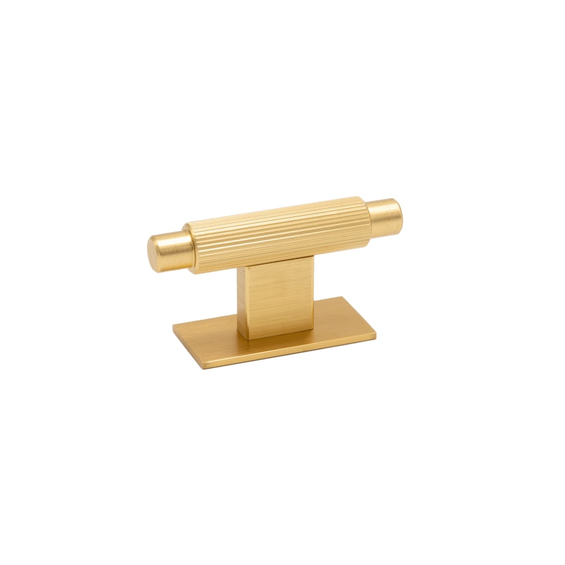 Knob T Arpa/tray, brushed brass