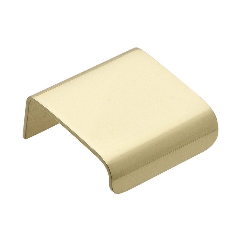 Lip Handle CC 20 mm, Polished Brass