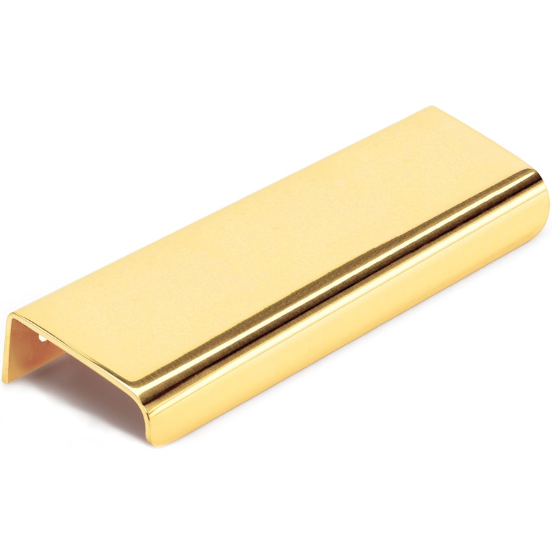 Lip Handle CC 80 mm, Polished Brass