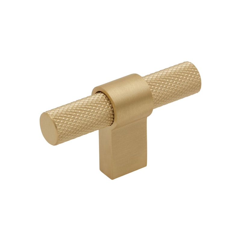 T Helix Knob, Brass