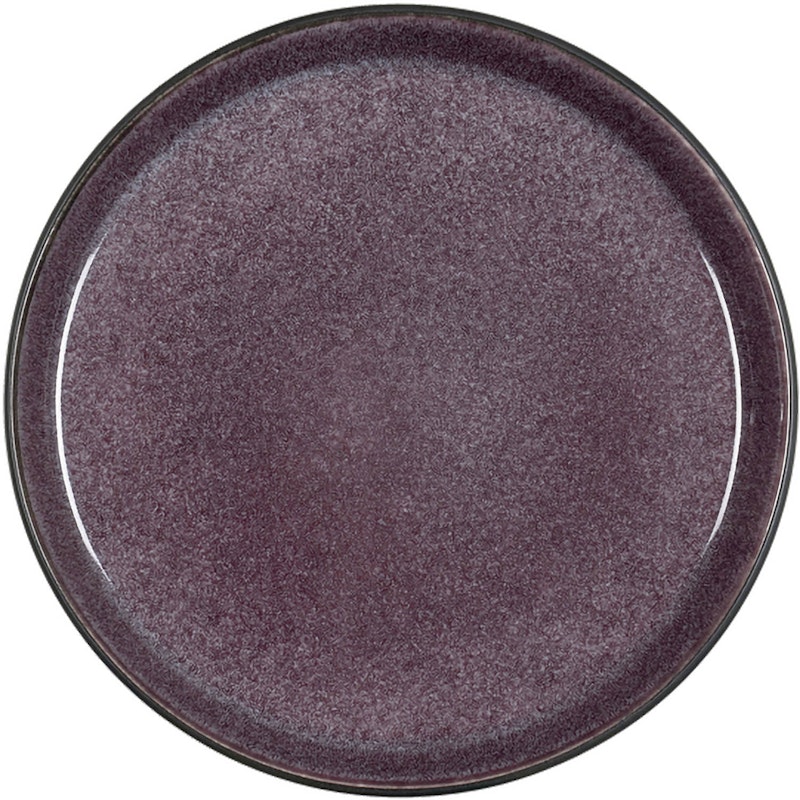 Gastro Plate Ø21 cm, Black/Purple