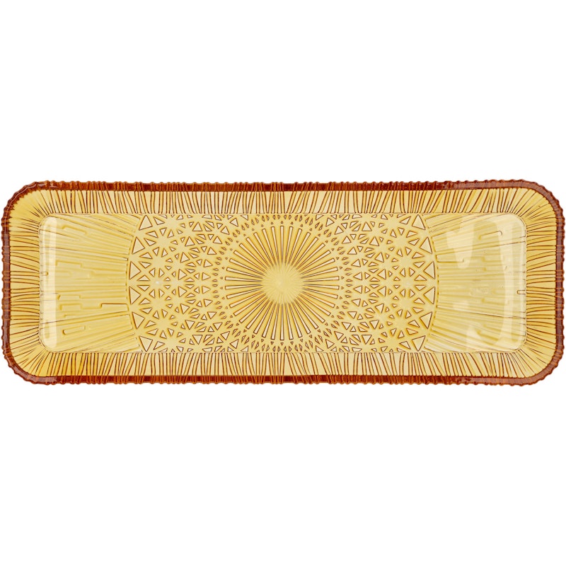 Kusintha Serving Dish 14x38 cm, Amber