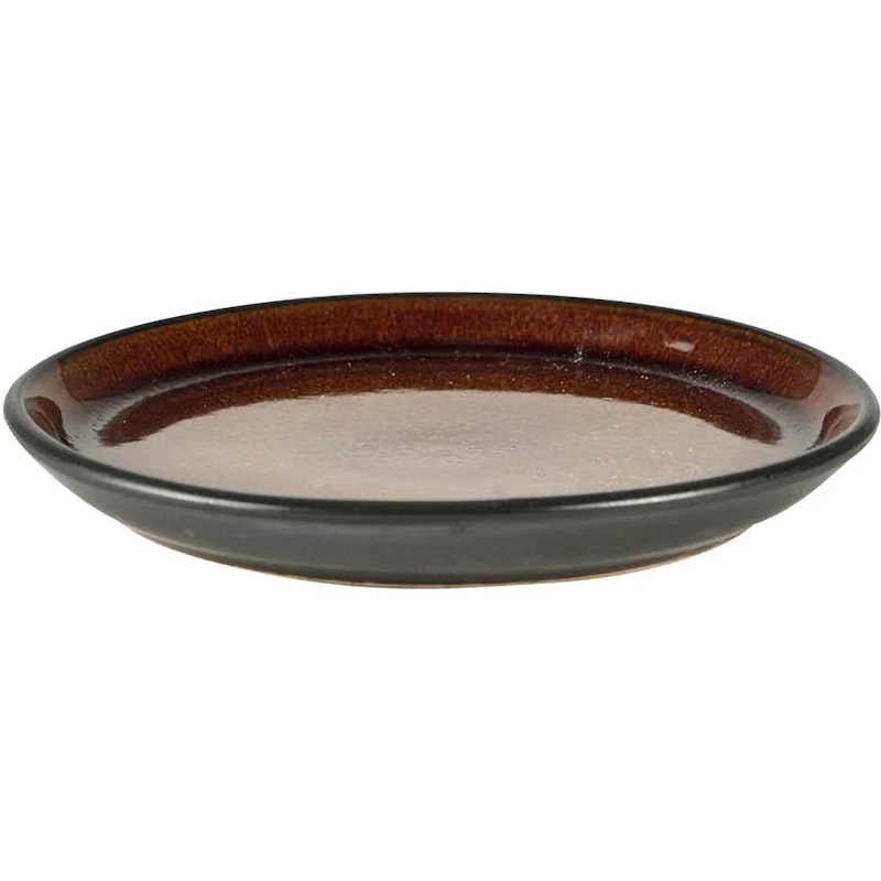 Gastro Plate Ø17 cm, Black/Amber