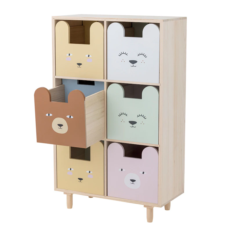 Calle Children'S Shelf With Drawers