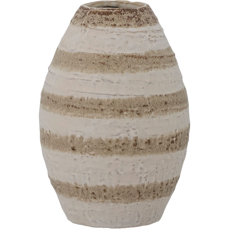 Charlen Vase Stoneware H17 cm, Natural