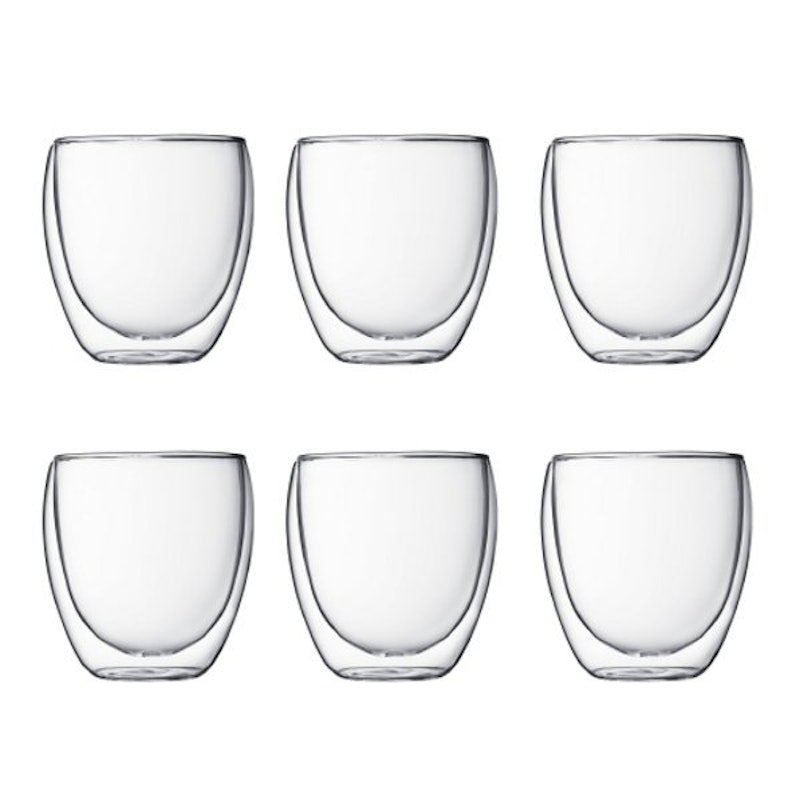 PAVINA Double wall Glass 25 cl, 6-pcs