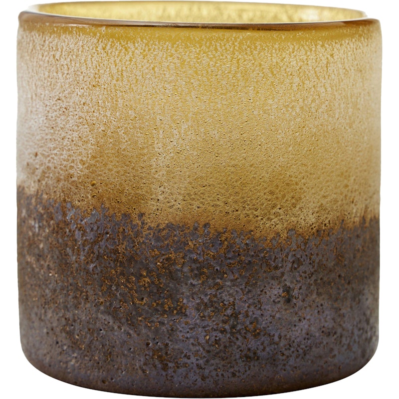 Aria Candle Holder Brown / Grey, 15 cm