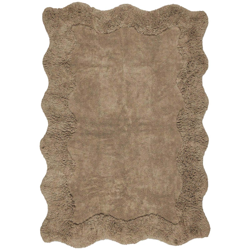 Curly Rug 160x230 cm, Beige