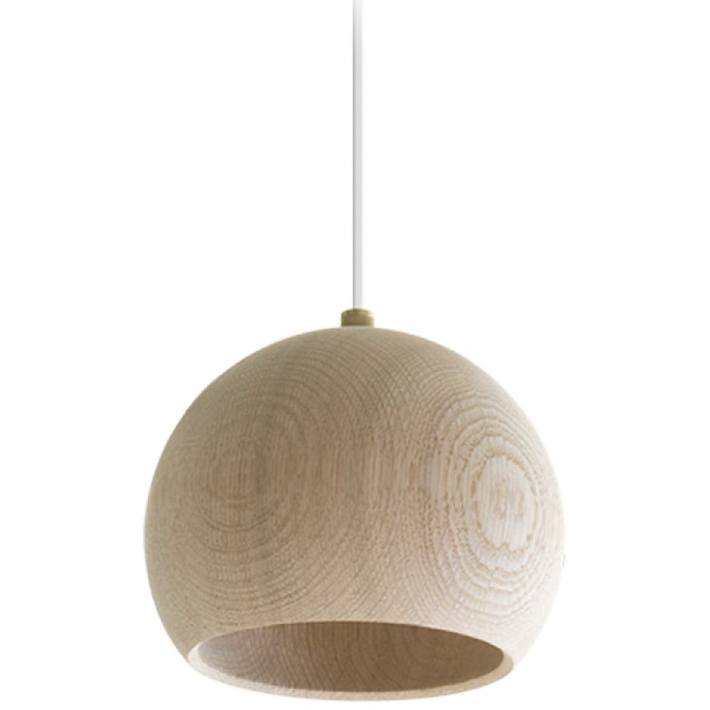 Lune Pendant Ø14 cm, White Oiled Oak