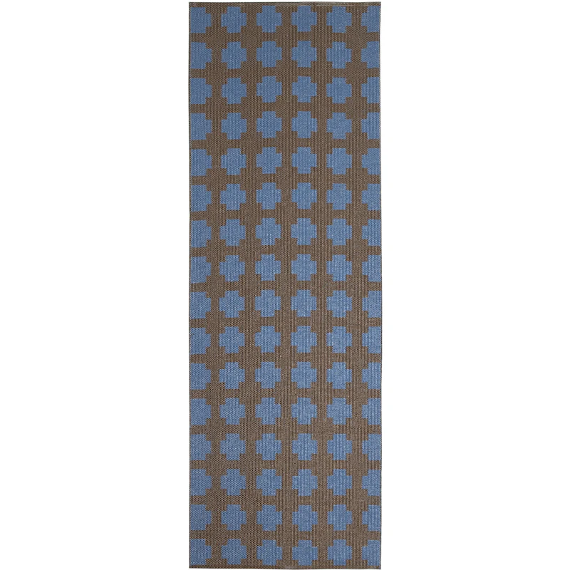 Paloma Rug 70x200 cm, Brown / Blue