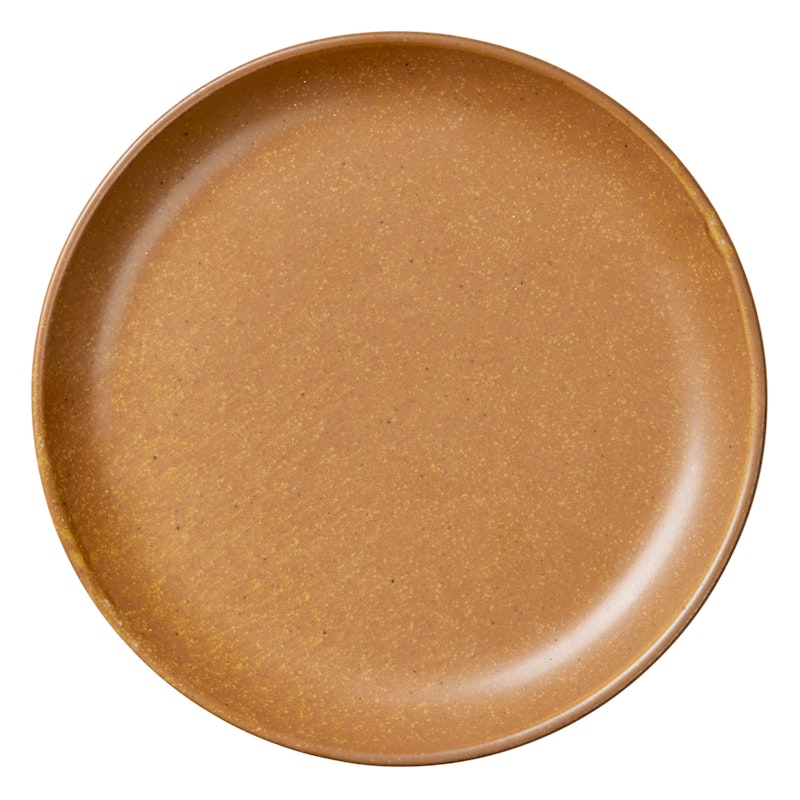 Eli Side Plate 20 cm, Caramel Brown