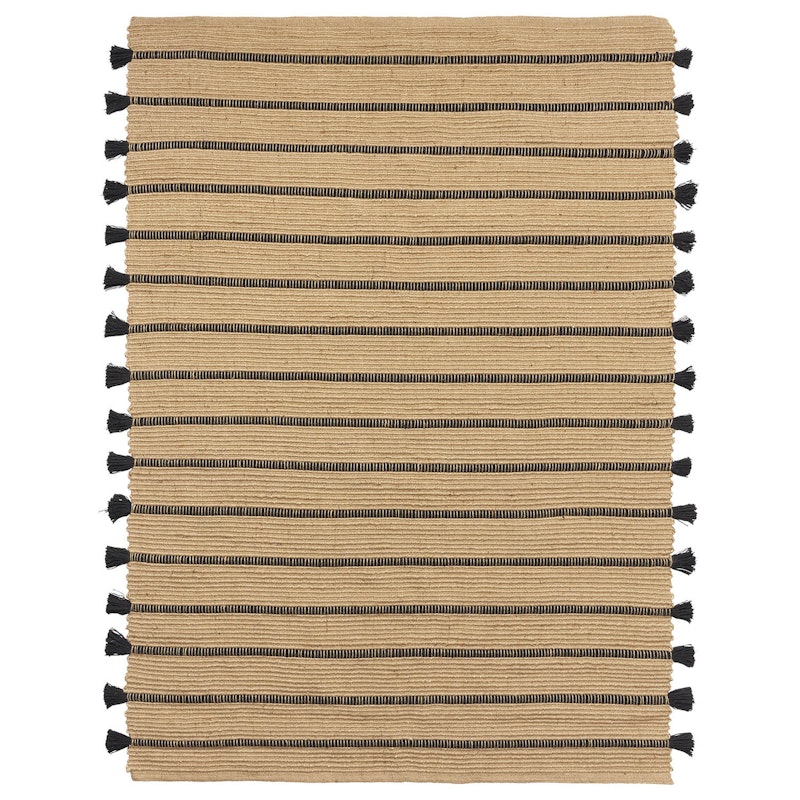 Ezra Rug 140x200 cm, Black