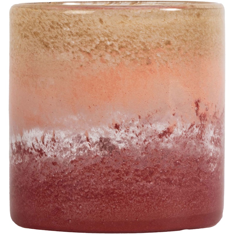 Calore Candle Holder / vase M, Faded Pink/Beige