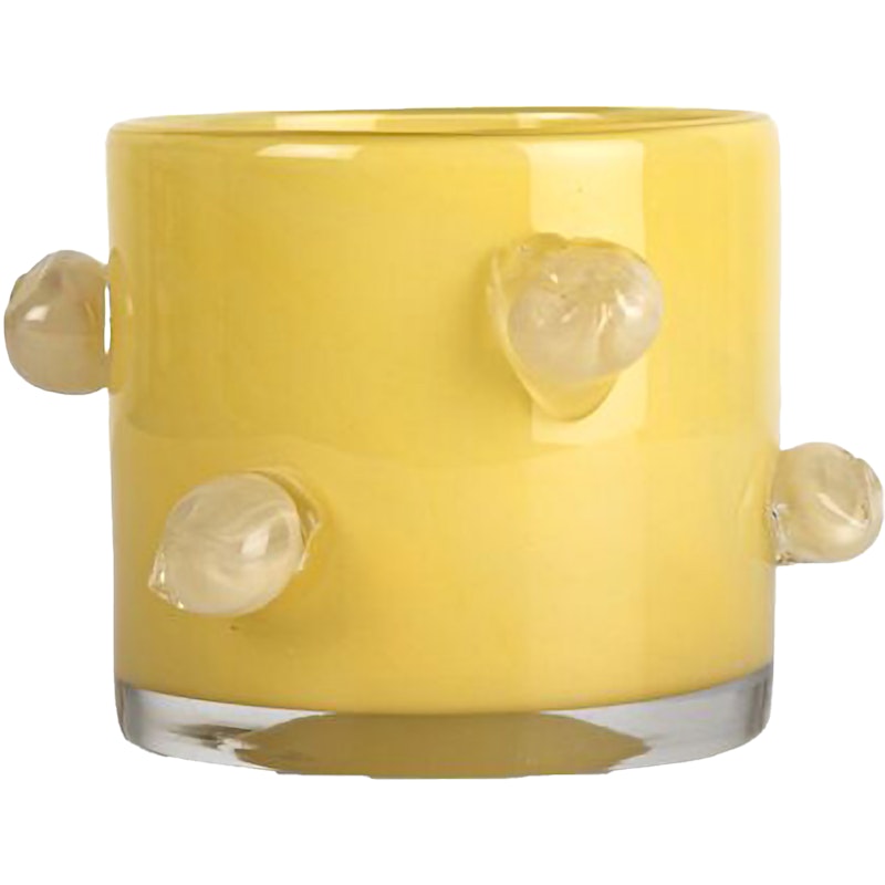 Arlo Candle Holder XS, Yellow / Beige