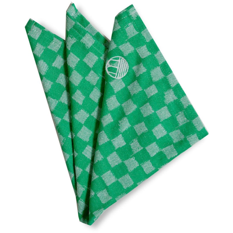 Checki Cloth Napkin Cotton 45x45 cm 2-pack, Green