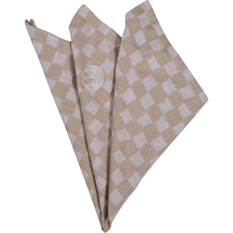 Checki Cloth Napkin Cotton 45x45 cm 2-pack, Beige