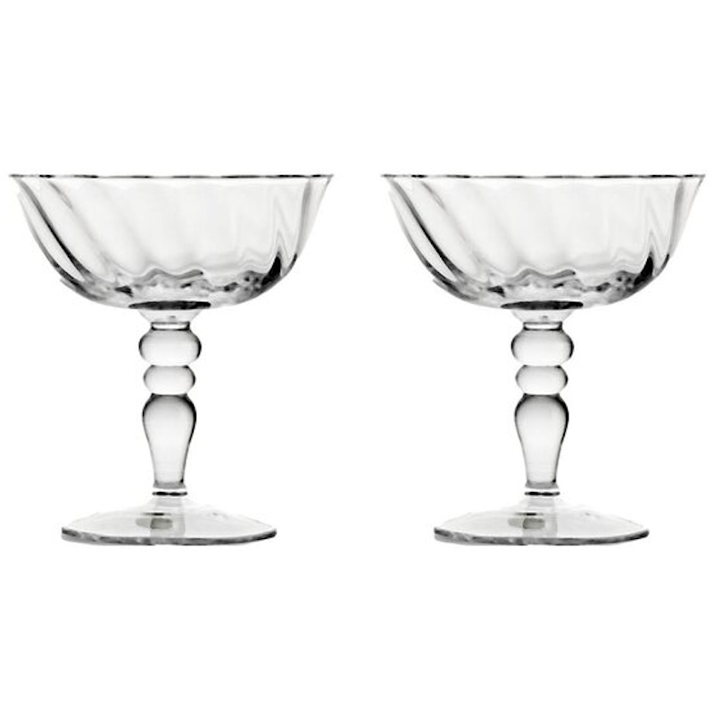 Opacity Champagne Coupe 2-pack