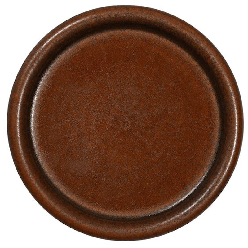 Porto Plate 17 cm, Brown
