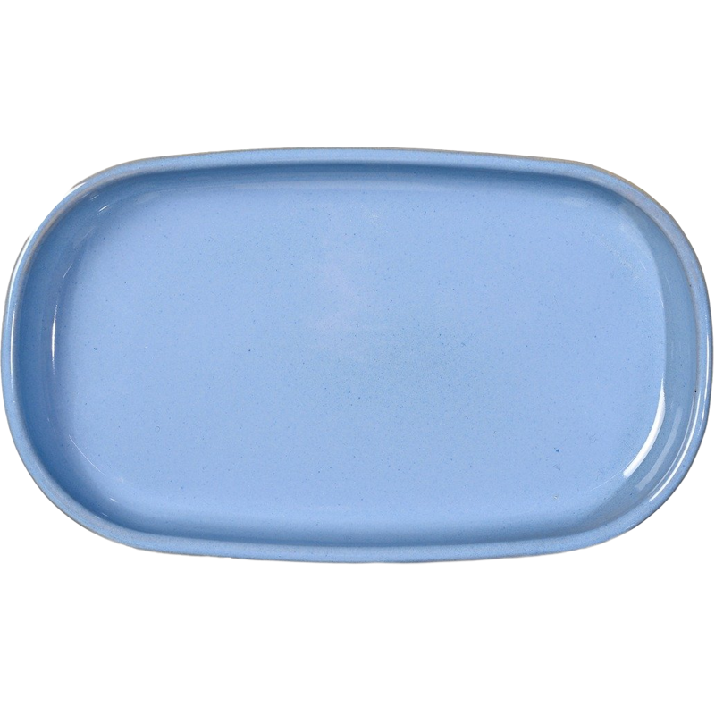 Porto Serving Plate, Light Blue